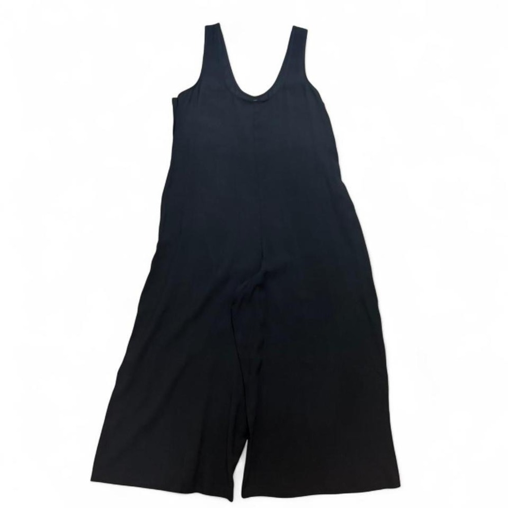 NWT BCBGENERATION Side Snapped Culotte Cottage core wide leg back Jumpsuit - Picture 3 of 8